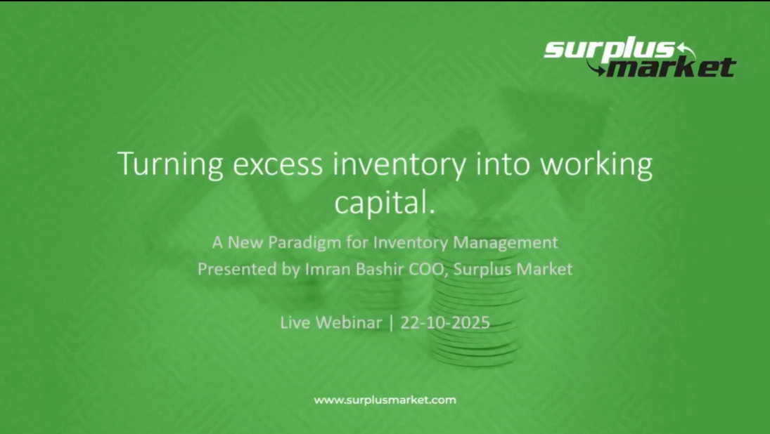 Turn Excess Inventory into Working Capital
