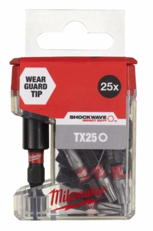 MILWAUKEE SHOCKWAVE TUBE TICTAC + MBH PH2 | 25MM | 26 PCS