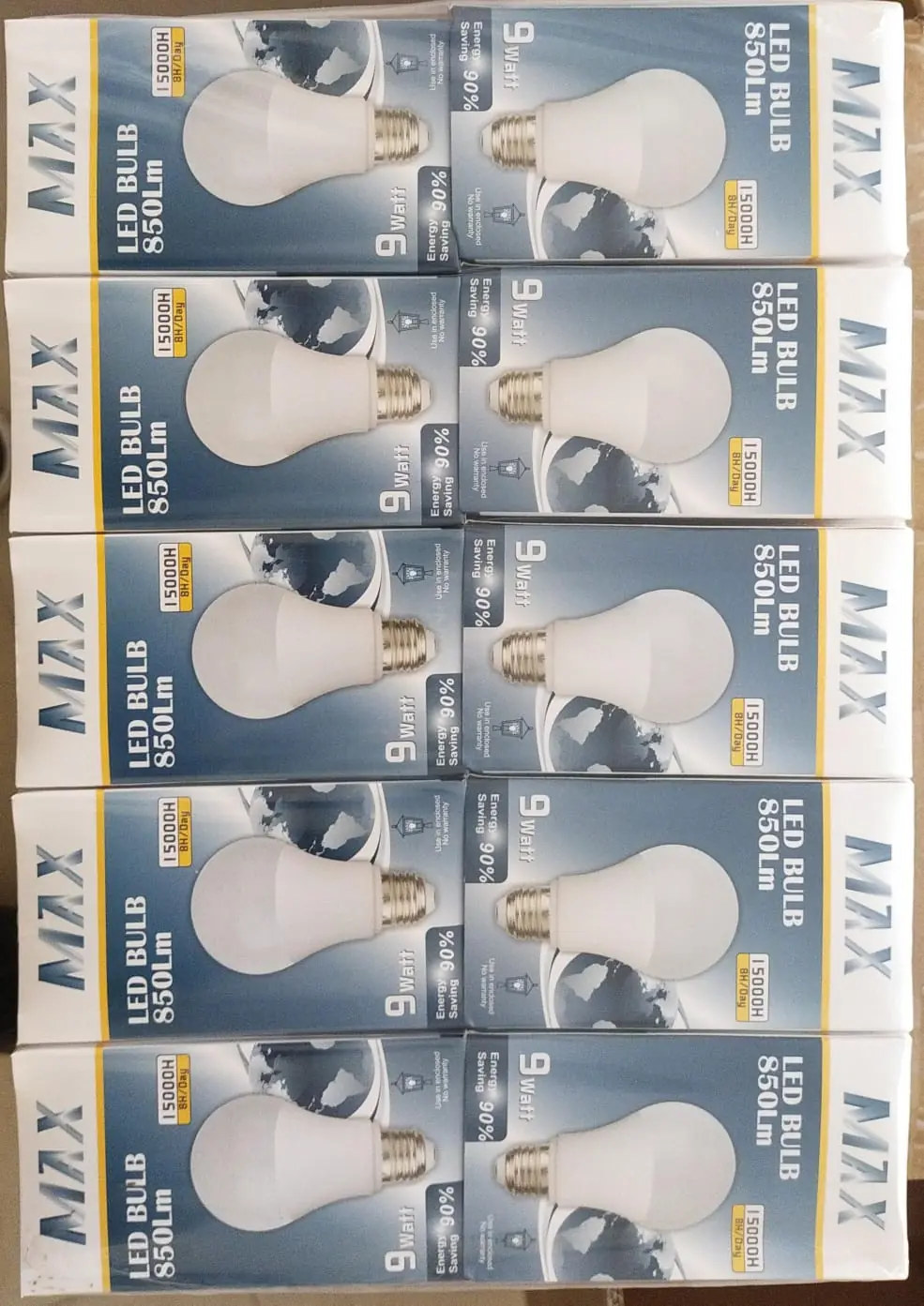 Max LED bulb 9W E27