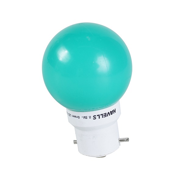 Havells Led Lamp G45 0.5W 220-240V Green E27 Exp