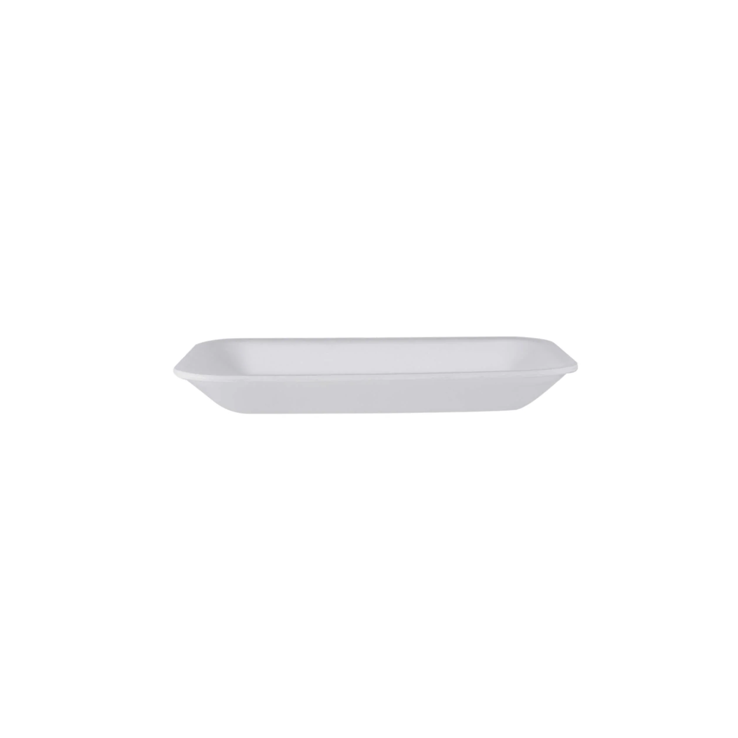 Hotpack 2M Foam Rectangular Trays Set White -500PCS