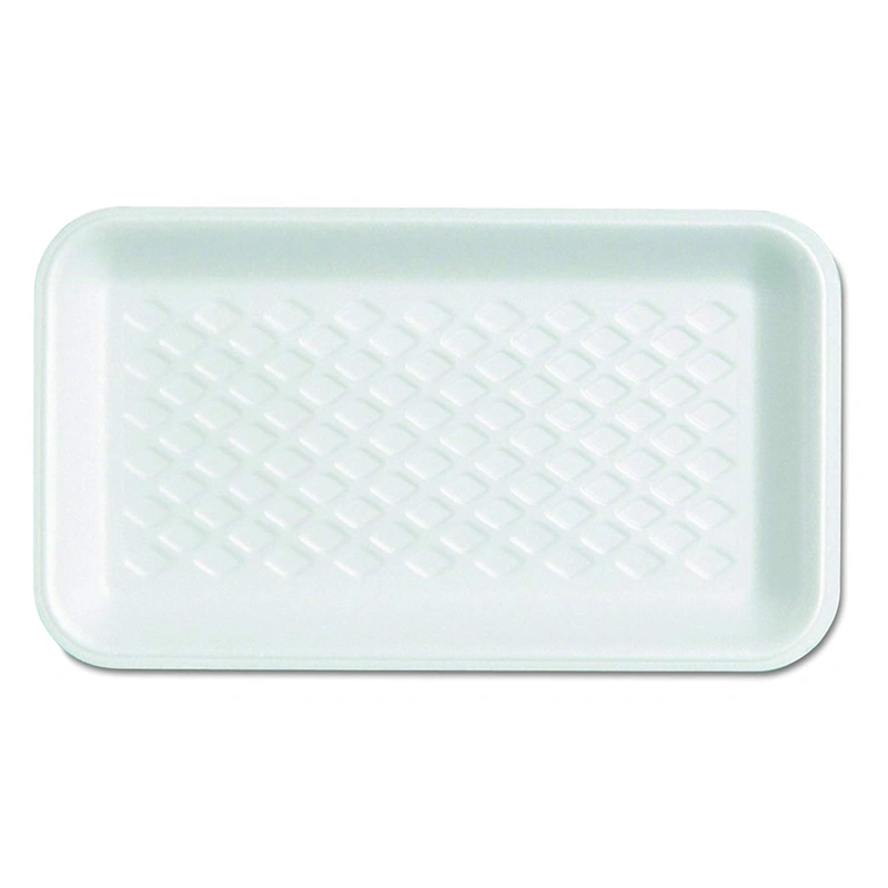 Hotpack 3M Foam Rectangular Trays Set White -500PCS