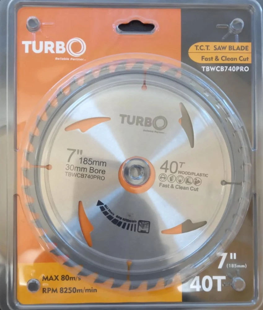 Turbo Wood Blade 7" 40T