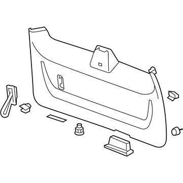 Chevrolet-Gmc Panel Asm L/Gate Tr-20986830