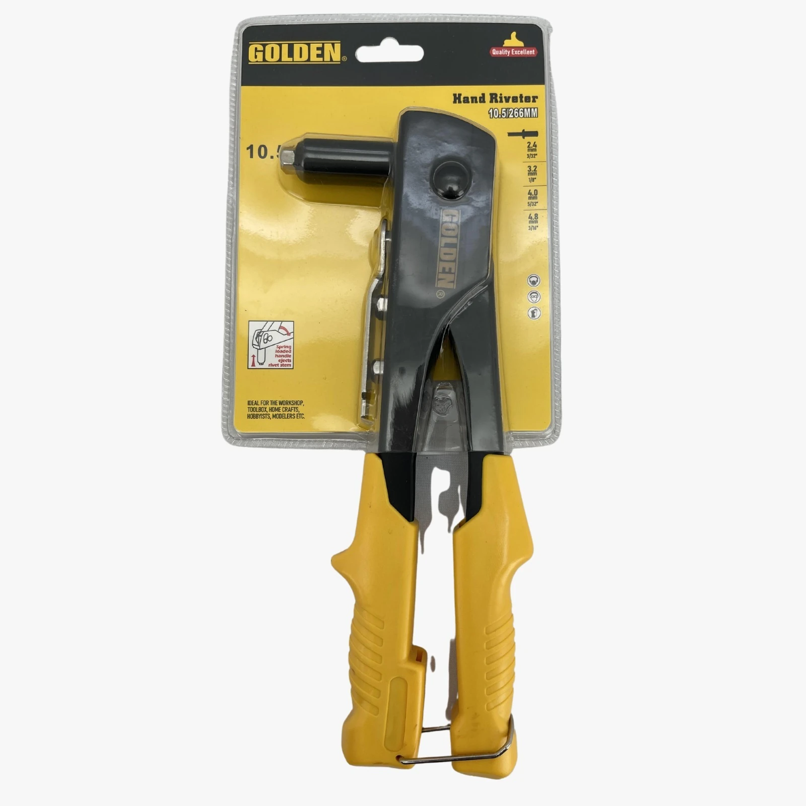 Hand Riveter 10.5" Golden 8113