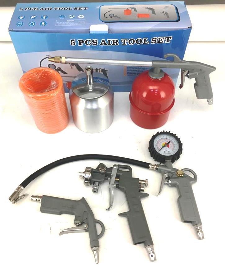 Spray Gun 5 Pcs Set